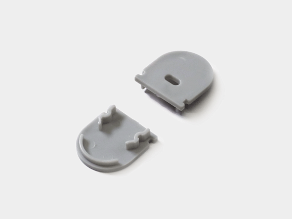 'Комплект заглушек на профиль SF-2121-RD (2 шт), SF-2121-RD-ECS. Фото 2