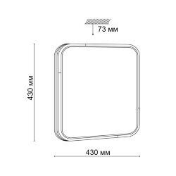 Настенно-потолочный светильник «СОНЕКС» 3059/DL, дизайн: Модерн, серия: ORSO (накладной) - -