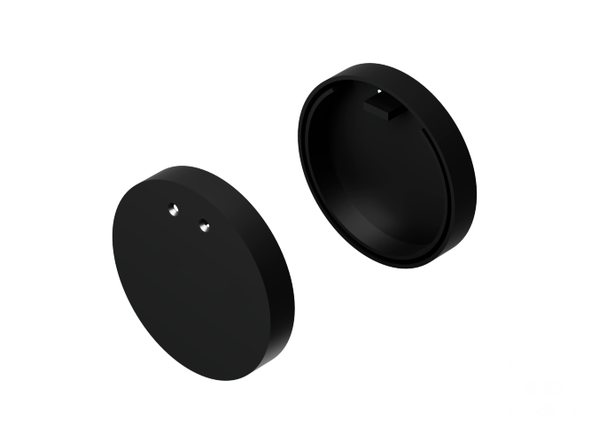 Заглушки для профиля TUBE 60 (ral9005) - фото 1