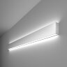 Линейный светодиодный накладной двусторонний светильник 103см 40Вт 6500K серебряный - фото 1