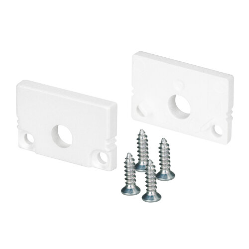 Заглушка SL-SLIM20-H13 WHITE с отверстием (Arlight, Пластик) - фото 1