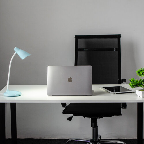 TLD-559 Blue-LED-280Lm-5000K-Dimmer Светильник настольный, 3W, Сенсорный выключатель, Голубой - фото 7