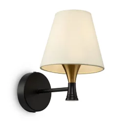 Настенный светильник (бра) Freya FR5098WL-01BBS (Черный и Латунь)