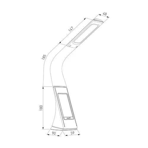 Настольный светодиодный светильник Elara бежевый TL90220 - фото 4