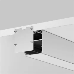 Комплект заглушек (для профиля 50×50) 2 шт., ALM-5050-S-EC 642046 (Серебро)