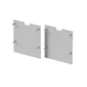 Комплект заглушек (для профиля 50x50) 2 шт., ALM-5050-S-EC 642046 (Серебро) 642046 - фото