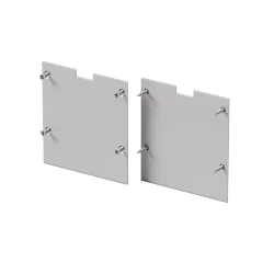 Комплект заглушек (для профиля 50x50) 2 шт., ALM-5050-S-EC 642046 (Серебро) 642046