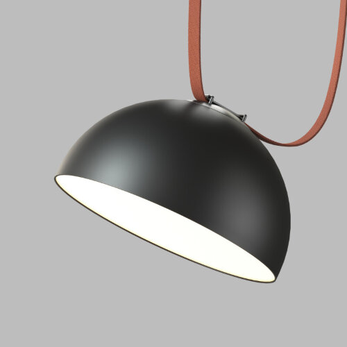 DK5662-BK Cветильник для трека-ремня Belty Smart, серия Flow со светодиодом, D300*H171мм, 48V DC, 28W, RA90, 120°, 3000-5700K, IP20, черный, алюминий.