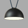 DK5662-BK Cветильник для трека-ремня Belty Smart, серия Flow со светодиодом, D300*H171мм, 48V DC, 28W, RA90, 120°, 3000-5700K, IP20, черный, алюминий. Фото 2