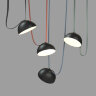 DK5662-BK Cветильник для трека-ремня Belty Smart, серия Flow со светодиодом, D300*H171мм, 48V DC, 28W, RA90, 120°, 3000-5700K, IP20, черный, алюминий. Фото 3