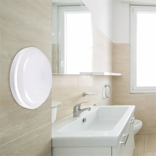 Светильник светодиодный 'Банник' PBH-PC2-RA 12Вт 6500К IP65 ЖКХ ДБП кругл. пылевлагозащ. бел. JazzWay 5032286 - фото 5