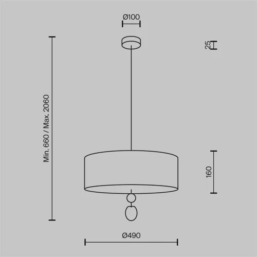 Подвесной светильник Glamping E14x5 (Черный) - фото 6
