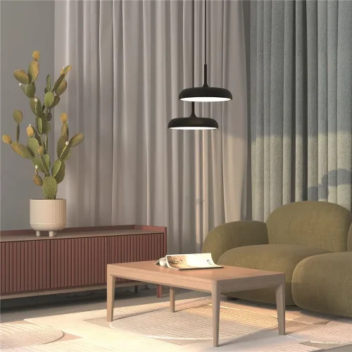 Подвесной светильник Gerhard 3000К 26Вт (Черный) - фото 2