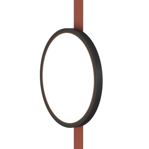 DK5567-BK Cветильник для трека-ремня Belty, серия Flow, со светодиодом, D168*H29.5мм, 48V DC, 10W, RA90, 120°, 3000K, IP20, черный, алюминий. Фото 4