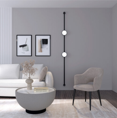 DK5567-BK Cветильник для трека-ремня Belty, серия Flow, со светодиодом, D168*H29.5мм, 48V DC, 10W, RA90, 120°, 3000K, IP20, черный, алюминий. Фото 6