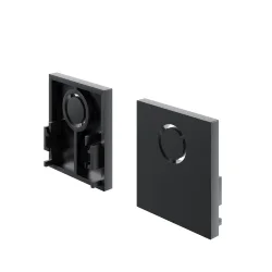 Заглушки для накладного низкопрофильного шинопровода Exility 2шт. (Черный)