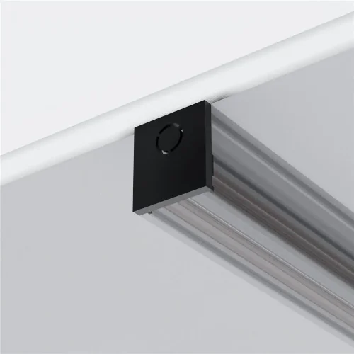 Заглушки для накладного низкопрофильного шинопровода Exility 2шт. (Черный) - фото 5