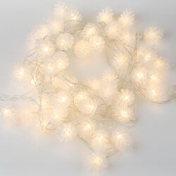 ULD-S0500-050-DTA WARM WHITE IP20 PINE CONES Гирлянда светодиодная Шишки, 5м, 50 светодиодов, Теплый белый свет, Провод прозрачный
