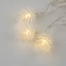 ULD-S0500-050-DTA WARM WHITE IP20 PINE CONES Гирлянда светодиодная Шишки, 5м, 50 светодиодов, Теплый белый свет, Провод прозрачный - фото 3