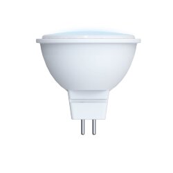 LED-MR16-5W-4000K-GU5.3-FR-NR Лампа светодиодная, Форма MR16, матовая, Серия Norma, Белый свет 4000K, Картон