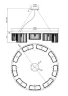 Подвесной светильник Colline G9x9 (Хром) - фото 3