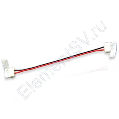 Коннектор соединительный 10mm MONO с проводами - фото.