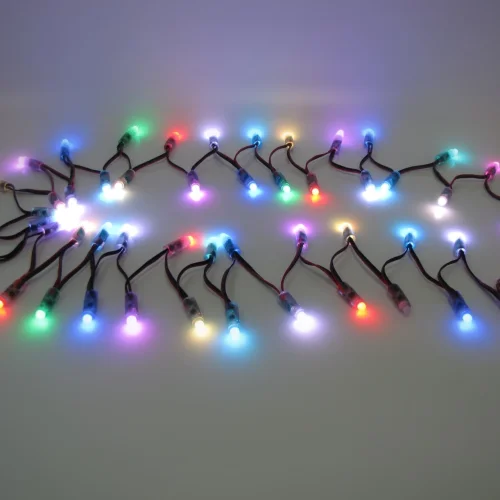 Светодиодный управляемый модуль SPI MS101 (5V RGB 12mm WS2811) - фото I