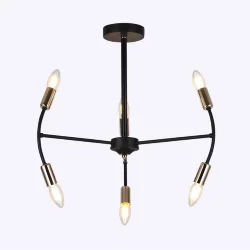 Люстра FR5087PL-06B Ингрид E14x6 (Черный) FR5087PL-06B