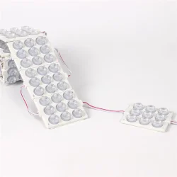 Светодиодный модуль 9 led 3030 MOD123 (12V, 5W, rgb, IP65)