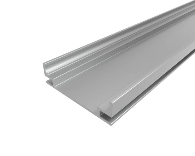 Профиль встроенный для стен алюминиевый LC-LPV-1035-2 Anod - фото