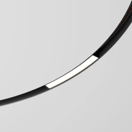 Slim Magnetic Трековый светильник для радиусного шинопровода 8W 4200K Planar чёрный Ø 1200мм 85181/01 - фото