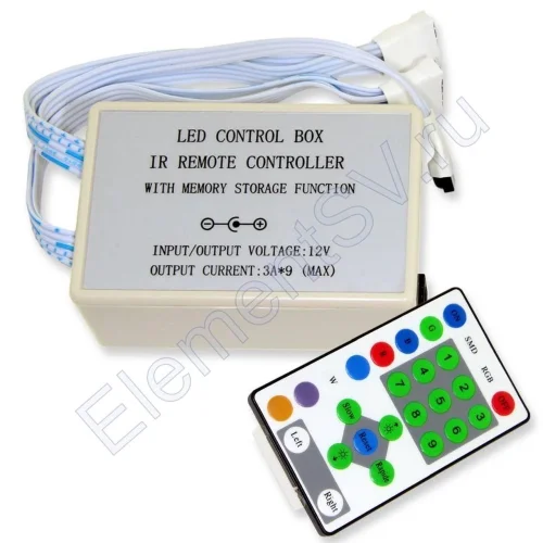 Контроллер RGB IR 6 canal (12V, 324W) - фото.
