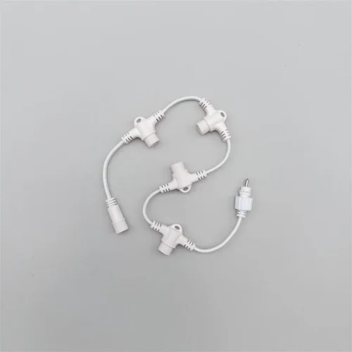 Разветвитель 5-ти Лучевой для Нитей 24В без Возможности Управления, Провод Белый ПВХ, IP65. Фото 1.