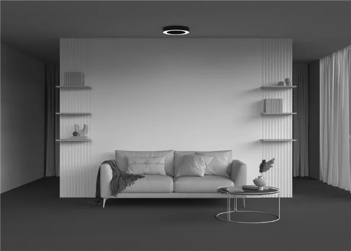 Потолочный светильники Lua 3000К 36Вт 120° (Черный) - фото 3