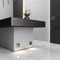 Рамка из стекла на 1 пост Senso дымчатый soft-touch W0013117