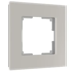 Рамка из стекла на 1 пост Senso дымчатый soft-touch W0013117