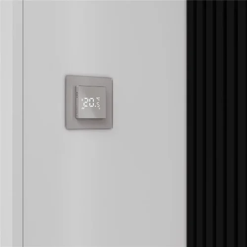 Рамка из стекла на 1 пост Senso дымчатый soft-touch W0013117 - фото 3