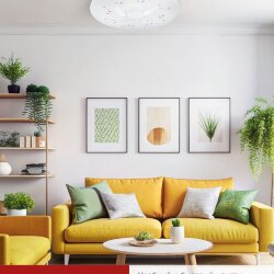 Светильник светодиодный серии DECO КАРУСЕЛЬ 48Вт 230В 4000К 4320Лм 380х55мм IN HOME