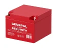 Аккумулятор 12В 26А.ч General Security GSL26-12 - фото 3