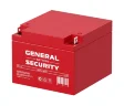Аккумулятор 12В 26А.ч General Security GSL26-12 - фото 3