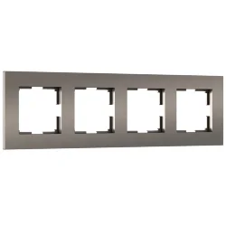 Рамка из поликарбоната на 4 поста Slab бронза софт W0042963