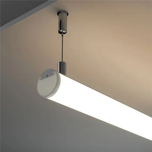 Алюминиевый профиль подвесной D30 (Серебро, 2 м), ALM-D30-S-2M (Серебро) - фото 7