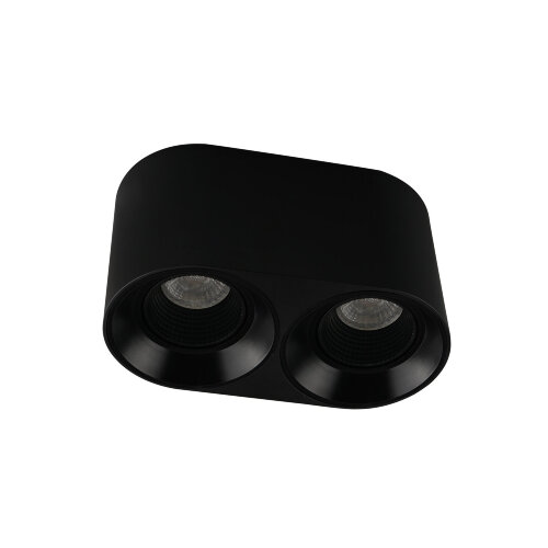 DK3096-BK Светильник накладной IP 20, 10 Вт, GU5.3, LED, черный/черный, пластик.