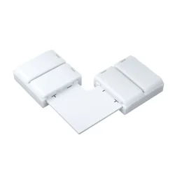 Коннектор угловой для 8мм монохромной светодиодной ленты 10 шт. (Белый)