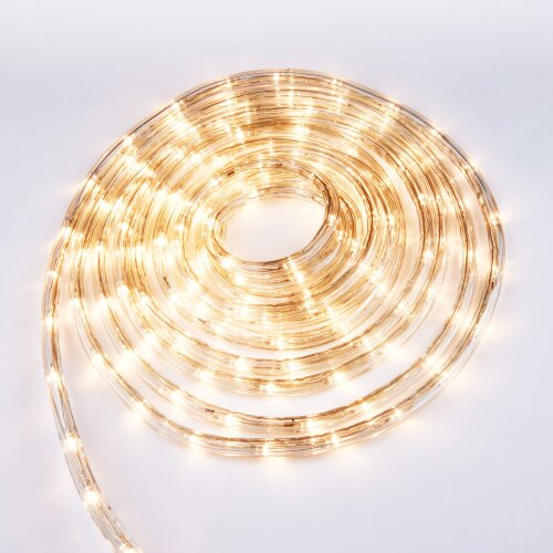 ULD-D50 8M-С08 IP44 WARM WHITE Гирлянда светодиодная Дюралайт, 8м, С контроллером, Теплый белый свет, Провод прозрачный - фото 2