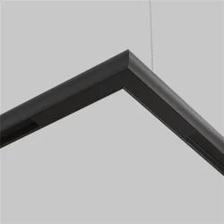 Коннектор угловой круглый Basity, черный (Черный)