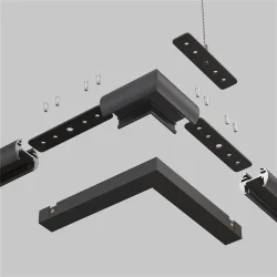 Коннектор угловой круглый Basity, черный (Черный) TRA172CL-R-11B