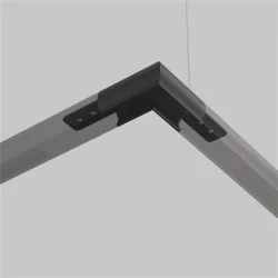 Коннектор угловой круглый Basity, черный (Черный) TRA172CL-R-11B