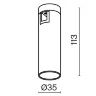 Трековый светильник Фокус / Focus Led Flarity 3000K 5Вт 34° (Черный) TR143-1-5W3K-W-B - фото 12