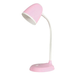 TLI-228 PINK E27 Светильник настольный, 60W, Цоколь Е27, Механический выключатель, Розовый.